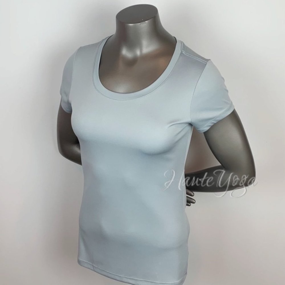 ALO Yoga | Slate Gray Crew Neck Short Sleeve Tee S